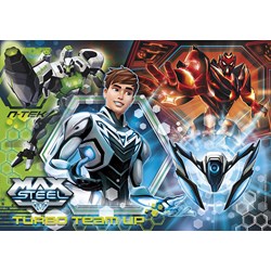Clementoni (30442) - "Turbo Team-up Max Steel" - 500 pièces