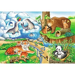 Ravensburger (07602) - "Animaux du Zoo" - 12 pièces