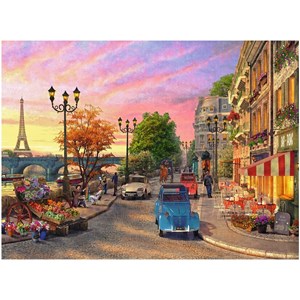 Ravensburger (14505) - Dominic Davison: "Soirée à Paris" - 500 pièces