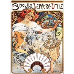 D-Toys (66930-MU04) - Alphonse Mucha: "Biscuits Lefèvre-Utile" - 1000 pièces