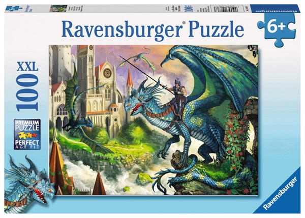 Ravensburger (10876) - "Dragon Rider" - 100 pièces