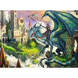 Ravensburger (10876) - "Dragon Rider" - 100 pièces