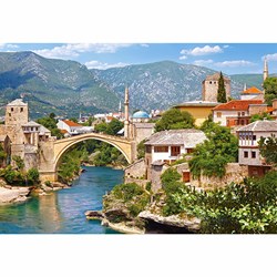 Castorland (C-102495) - "Mostar, Bosnie Herzégovine" - 1000 pièces