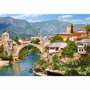 Castorland (C-102495) - "Mostar, Bosnie Herzégovine" - 1000 pièces