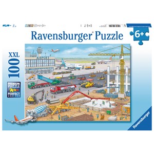 Ravensburger (10624) - "Chantier de Construction à l'Aéroport" - 100 pièces