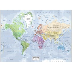 Ravensburger (14760) - "Carte du Monde" - 500 pièces