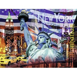Ravensburger (16687) - "New York Collage" - 2000 pièces