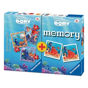 Ravensburger (06871) - "Dory + Memory" - 25 36 49 pièces