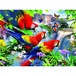 Ravensburger (13534) - Howard Robinson: "Tropical Birds" - 300 pièces