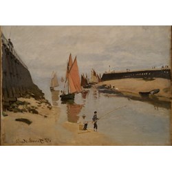 Grafika (00037) - Claude Monet: "Le Port de Trouville, 1870" - 1000 pièces