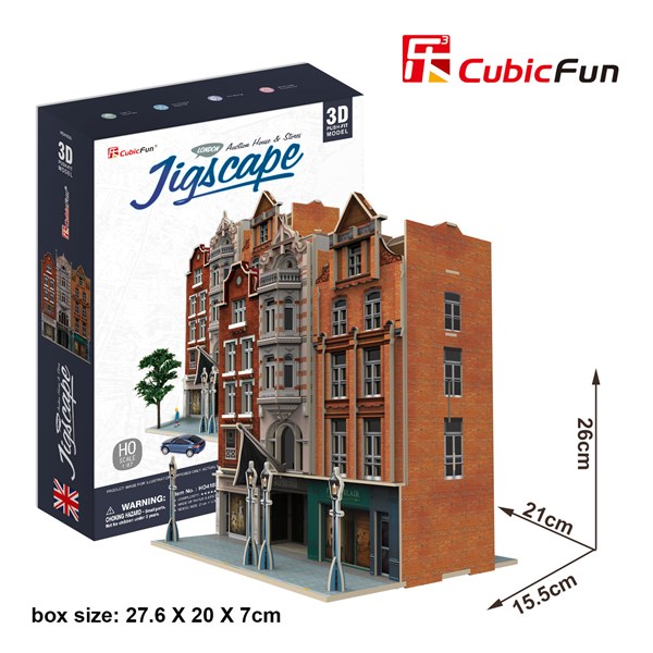 Cubic Fun (HO4103h) - "Auction House & Stores" - 93 pièces