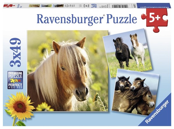 Ravensburger (08011) - "Chevaux" - 49 pièces