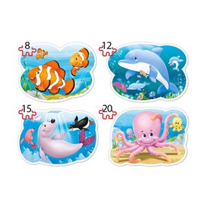 Castorland (B-043026) - "Underwater World" - 8 12 15 20 pièces