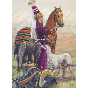 Gold Puzzle (60218) - "Seven Treasures" - 1000 pièces