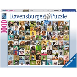 Ravensburger (19642) - "99 Animaux Drôles" - 1000 pièces