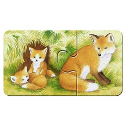 Ravensburger (07365) - "Cute Forest Animals" - 2 pièces