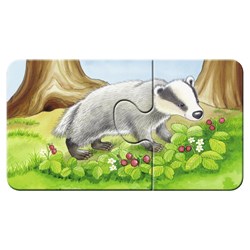Ravensburger (07365) - "Cute Forest Animals" - 2 pièces