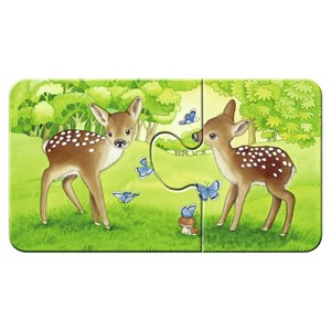 Ravensburger (07365) - "Cute Forest Animals" - 2 pièces