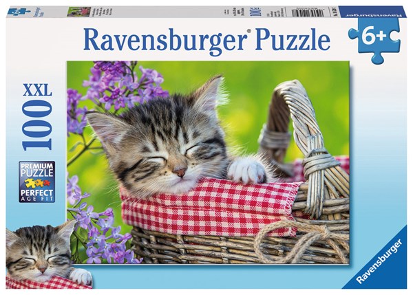 Ravensburger (10539) - "Chaton endormi" - 100 pièces
