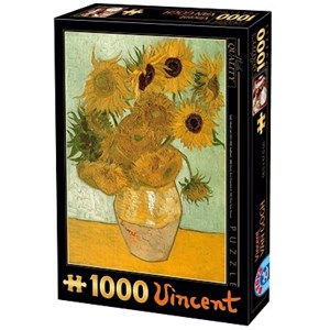 D-Toys (66916-VG01) - Vincent van Gogh: "Les Tournesols" - 1000 pièces