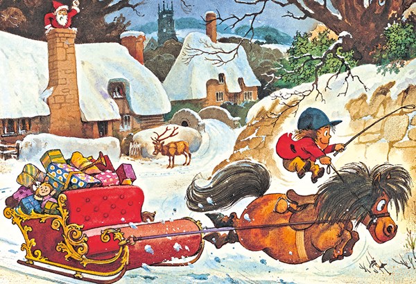 Gibsons (G3090) - Norman Thelwell: "A Thelwell Christmas" - 500 pièces