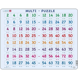 Larsen (AR17) - "Apprendre à Compter : Tables de Multiplications" - 80 pièces