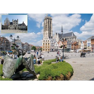 PuzzelMan (643) - "Belgique, Malines" - 1000 pièces