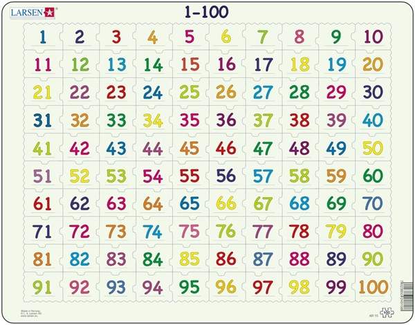 Puzzle Puzzle Cadre - Apprendre à Compter : Les Chiffres de 1 à 10